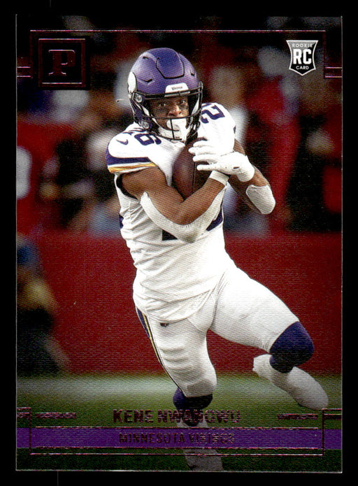 Kene Nwangwu 2021 Panini Chronicles Football Panini Pink Front of Card