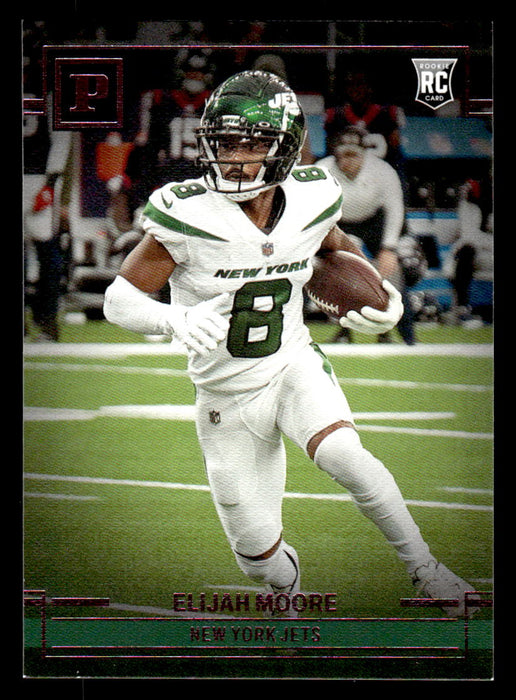 Elijah Moore 2021 Panini Chronicles Football Panini Pink Front of Card