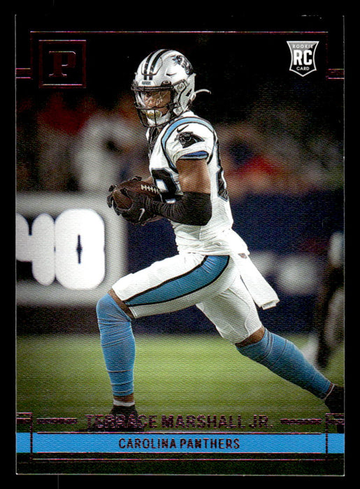 Terrace Marshall Jr. 2021 Panini Chronicles Football Panini Pink Front of Card