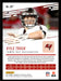 Kyle Trask 2021 Panini Chronicles Football Prestige Back of Card