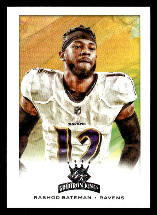 Rashod Bateman 2021 Panini Chronicles Football Gridiron Kings Front of Card