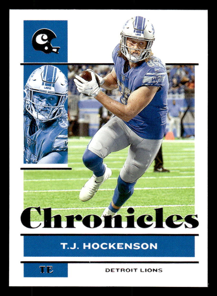 TJ Hockenson 2021 Panini Chronicles # 34 Pink Detroit Lions