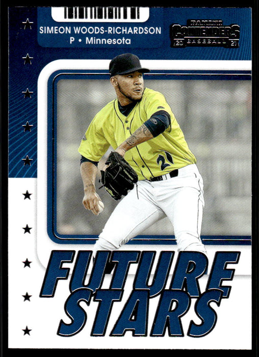 Simeon Woods-Richardson 2021 Panini Contenders Baseball Future Stars Front of Card