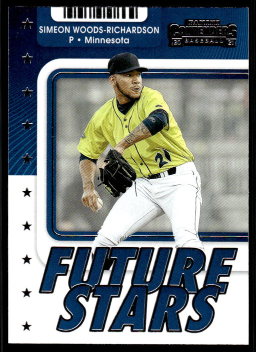 Simeon Woods-Richardson 2021 Panini Contenders Baseball Future Stars Front of Card