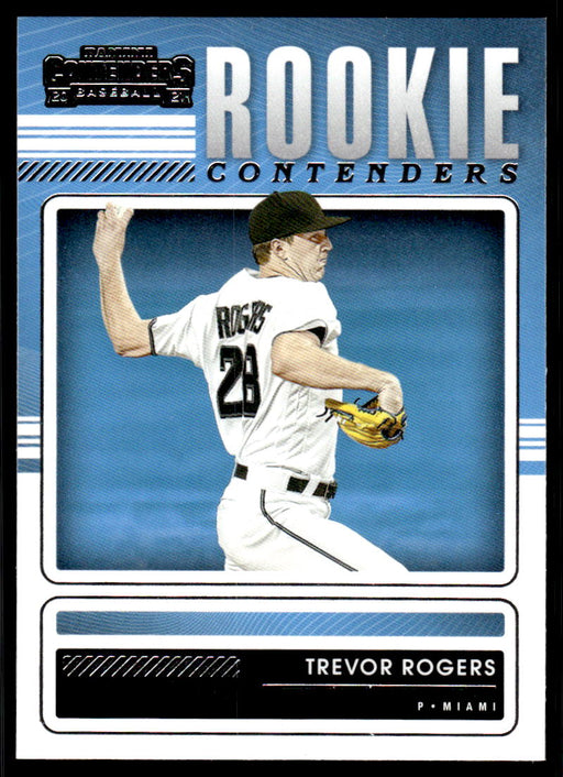 Trevor Rogers 2021 Panini Contenders Baseball Rookie Contenders Front of Card