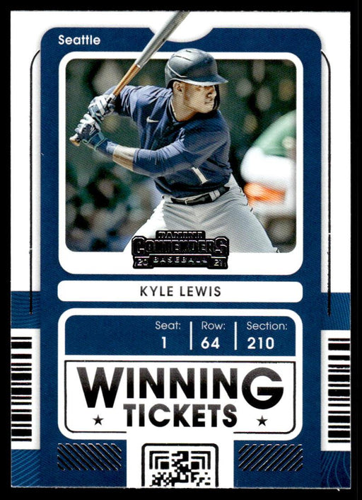 Kyle Lewis 2021 Panini Contenders Baseball Winning Ticket Front of Card