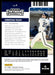 Christian Yelich 2021 Panini Contenders Baseball Green Back of Card