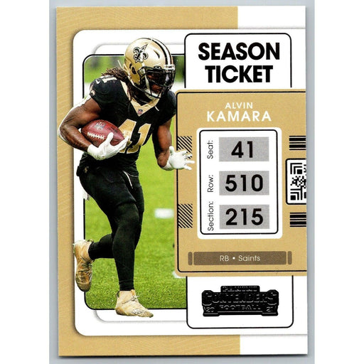 2021 Panini Contenders NFL Alvin Kamara New Orleans Saints #71 - Collectible Craze America