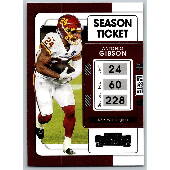 2021 Panini Contenders NFL Antonio Gibson Washington Football Team #99 - Collectible Craze America