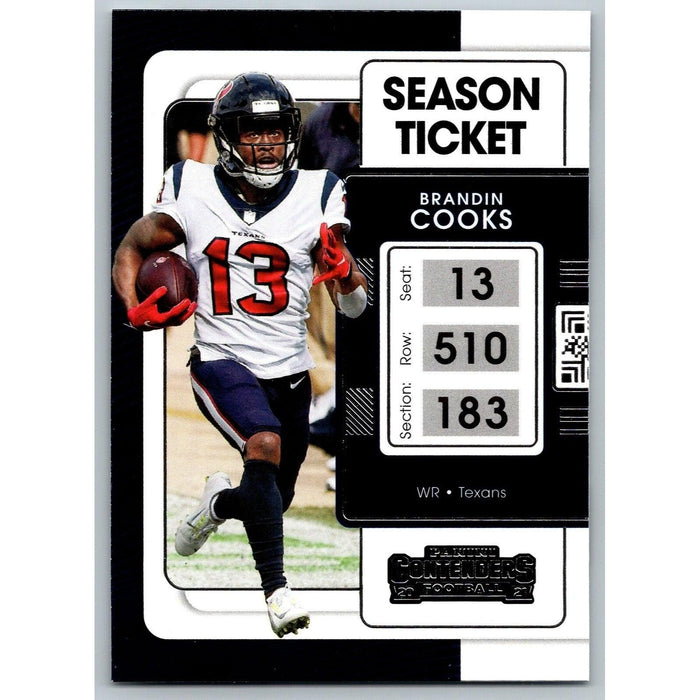 2021 Panini Contenders NFL Brandin Cooks Houston Texans #38 - Collectible Craze America