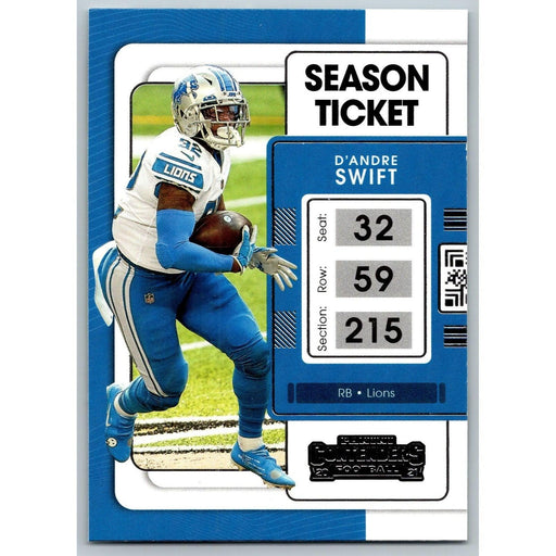 2021 Panini Contenders NFL D'Andre Swift Detroit Lions #32 - Collectible Craze America