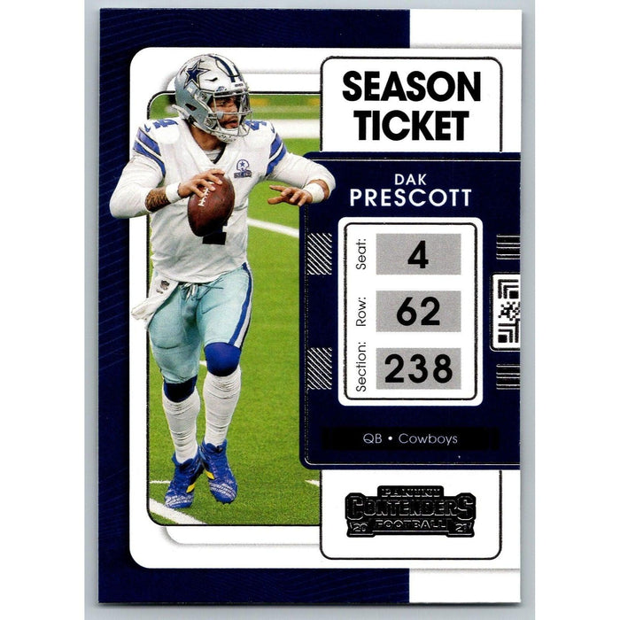 2021 Panini Contenders NFL Dak Prescott Dallas Cowboys #25 - Collectible Craze America