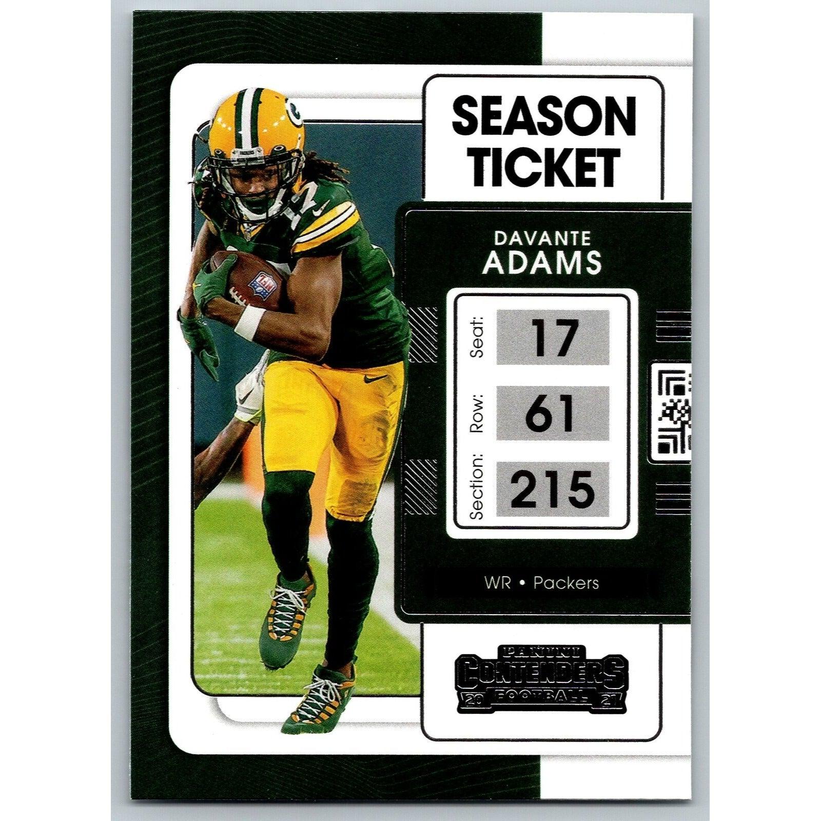 2021 Panini Contenders NFL Davante Adams Green Bay Packers #35 -  Collectible Craze America