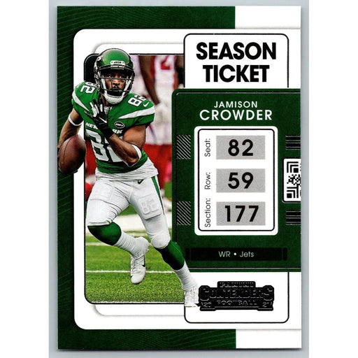 2021 Panini Contenders NFL Jamison Crowder New York Jets #78 - Collectible  Craze America