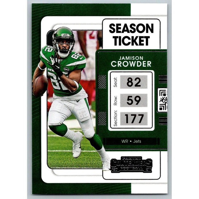 2021 Panini Contenders NFL Jamison Crowder New York Jets #78 - Collectible Craze America