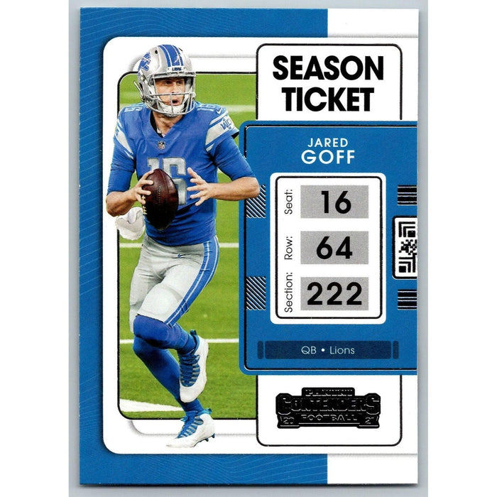 2021 Panini Contenders NFL Jared Goff Detroit Lions #31 - Collectible Craze America