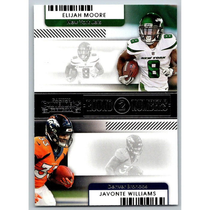 2021 Panini Contenders NFL Javonte Williams/Ellijah Moore RC