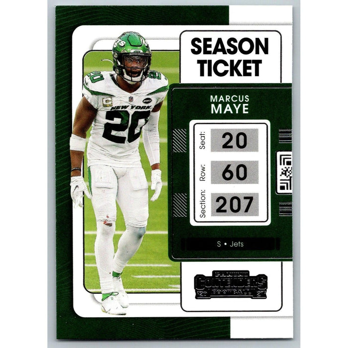 2021 Panini Contenders NFL Marcus Maye New York Jets #74 - Collectible Craze America