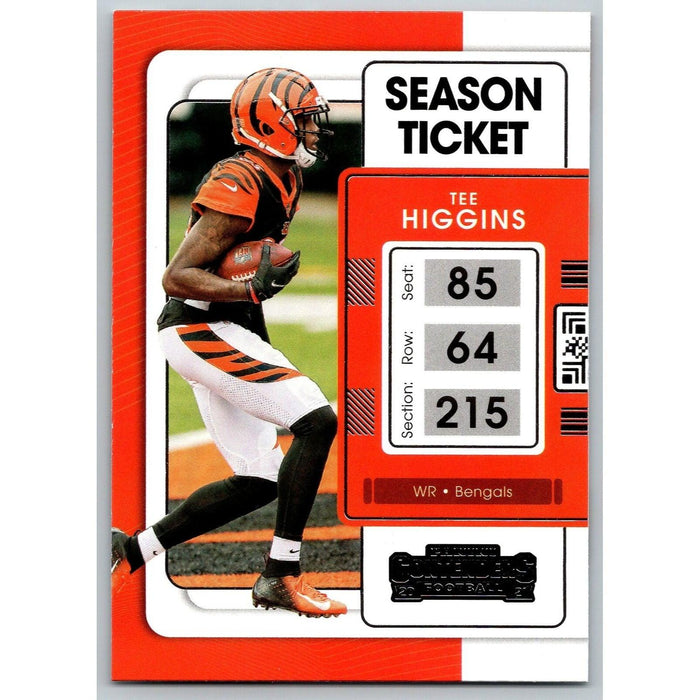 2021 Panini Contenders NFL Tee Higgins Cincinnati Bengals #20