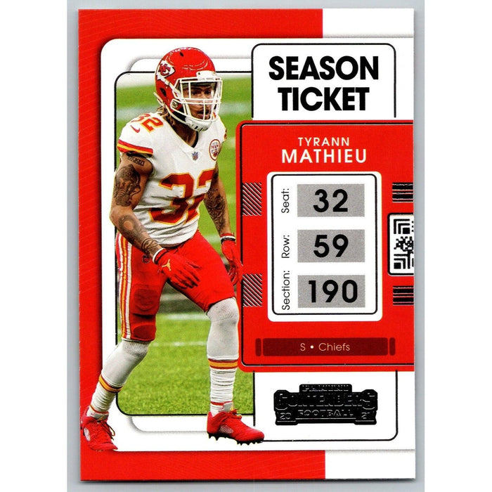 2021 Panini Contenders NFL Tyrann Mathieu Kansas City Chiefs #50 - Collectible Craze America