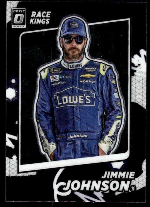 Jimmie Johnson 2022 Panini Donruss Racing Optic Race Kings Front of Card