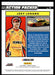 Joey Logano 2022 Panini Donruss Racing Holo Action Packed Back of Card