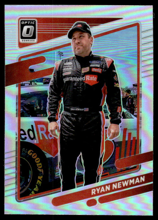 Ryan Newman 2022 Panini Donruss Racing Optic Holo Front of Card