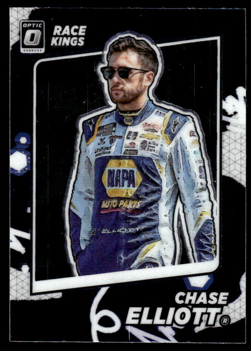 Chase Elliott 2022 Panini Donruss Racing Optic Race Kings Front of Card