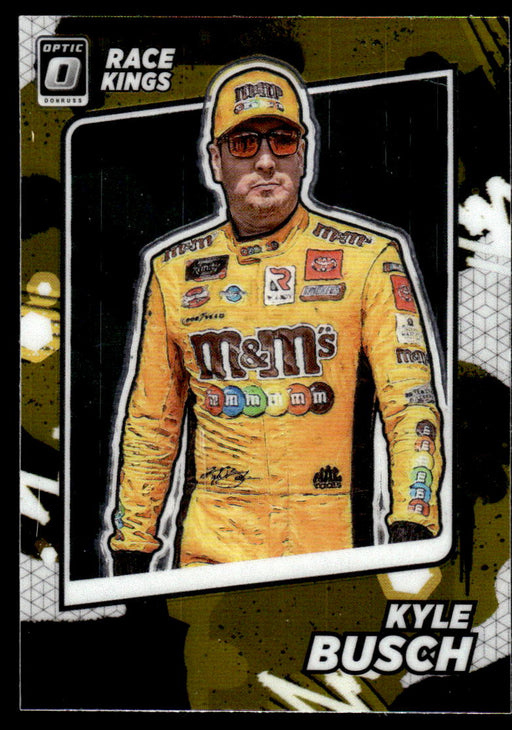 Kyle Busch 2022 Panini Donruss Racing Optic Race Kings Front of Card