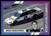 Brad Keselowski 2022 Panini Donruss Racing Holo Championship Drive Front of Card