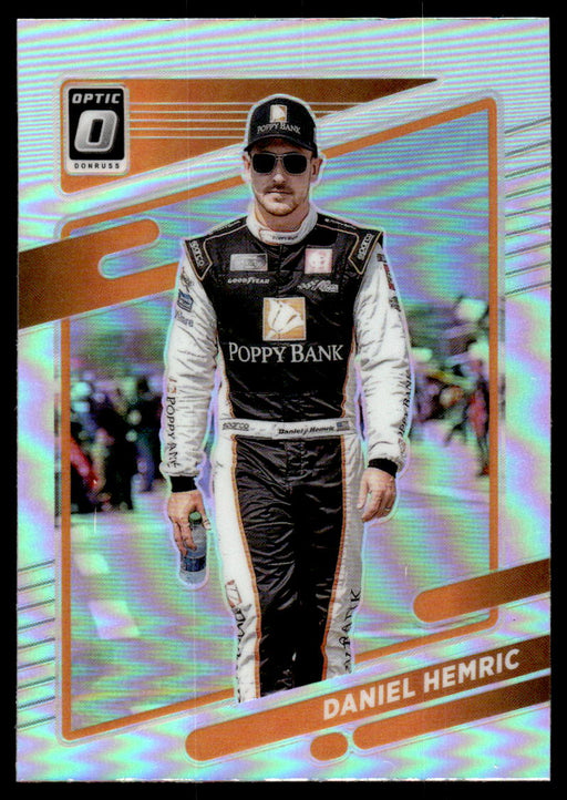 Daniel Hemric 2022 Panini Donruss Racing Optic Holo Front of Card