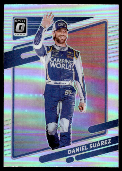 Daniel Suarez 2022 Panini Donruss Racing Optic Holo Front of Card