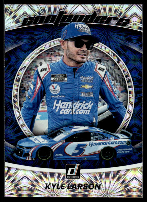 Kyle Larson 2022 Panini Donruss Racing Contenders Front of Card