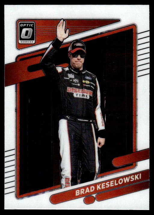 Brad Keselowski 2022 Panini Donruss Racing Optic Front of Card