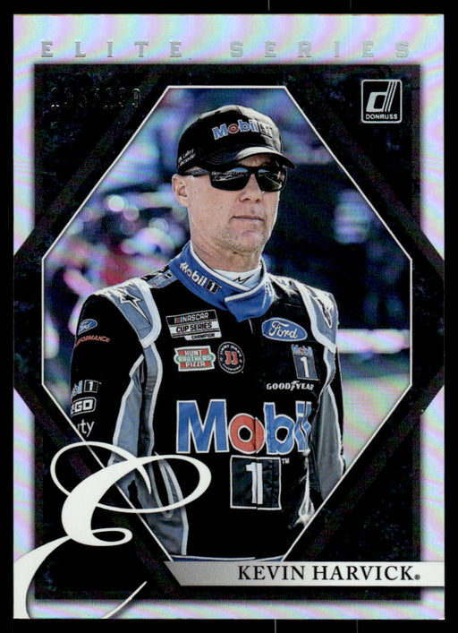 Kevin Harvick 2022 Panini Donruss Racing Holo Elite Series Front of Card