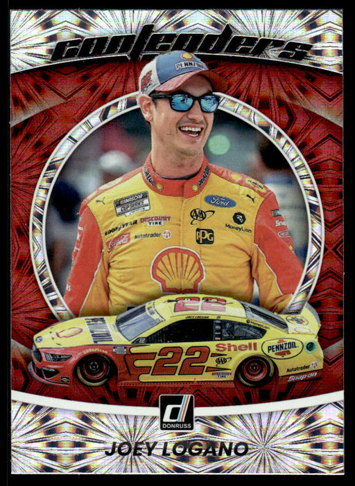 Joey Logano 2022 Panini Donruss Racing Contenders Front of Card