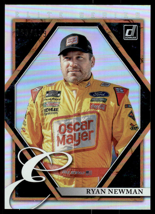 Ryan Newman 2022 Panini Donruss Racing Holo Elite Series Front of Card