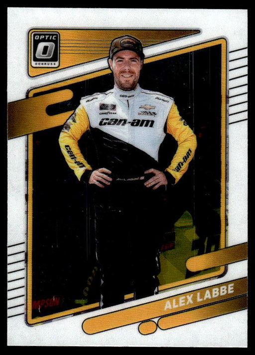 Alex Labbe 2022 Panini Donruss Racing Optic Front of Card