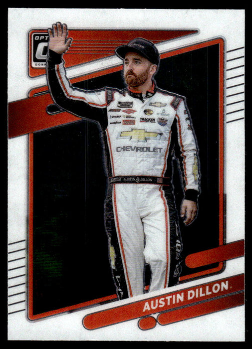 Austin Dillon 2022 Panini Donruss Racing Optic Front of Card