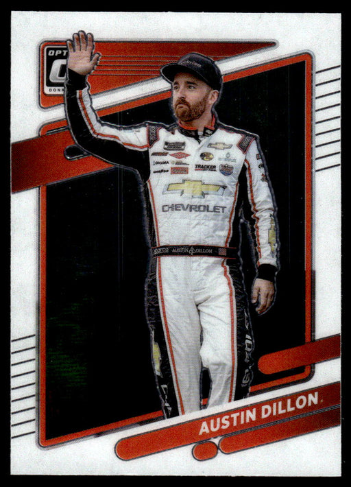 Austin Dillon 2022 Panini Donruss Racing Optic Front of Card