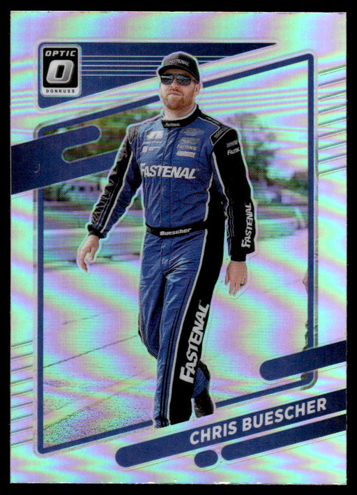 Chris Buescher 2022 Panini Donruss Racing Optic Holo Front of Card