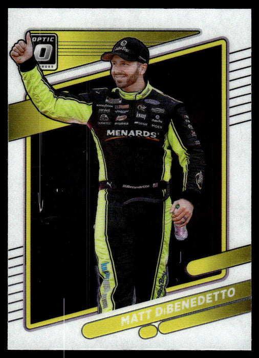 Matt DiBenedetto 2022 Panini Donruss Racing Optic Front of Card