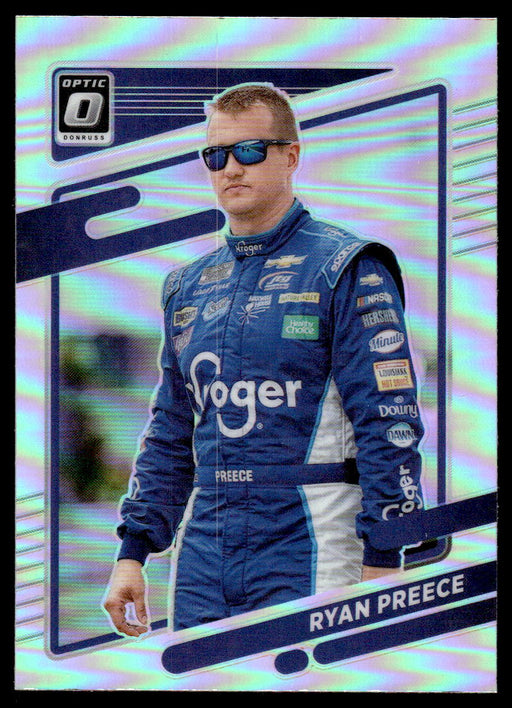 Ryan Preece 2022 Panini Donruss Racing Optic Holo Front of Card