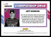 Jeff Gordon 2022 Panini Donruss Racing Championship Drive Back of Card