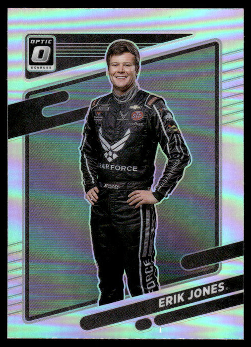 Erik Jones 2022 Panini Donruss Racing Optic Holo Front of Card