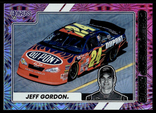 Jeff Gordon 2022 Panini Donruss Racing Championship Drive Front of Card