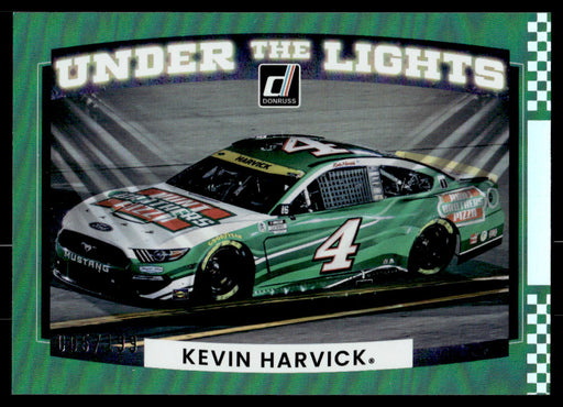 Kevin Harvick 2022 Panini Donruss Racing Holo Under the Lights Front of Card