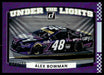 Alex Bowman 2022 Panini Donruss Racing Holo Under the Lights Front of Card