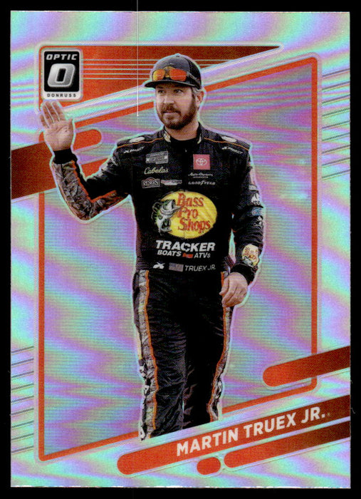 Martin Truex Jr. 2022 Panini Donruss Racing Optic Holo Front of Card