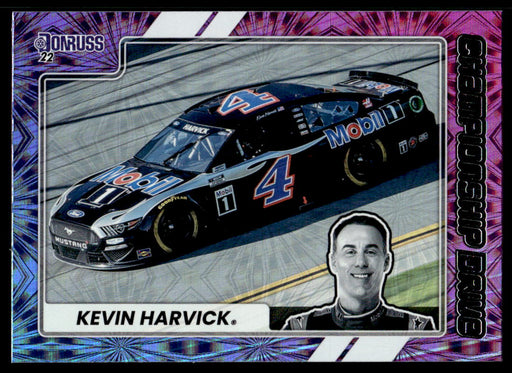 Kevin Harvick 2022 Panini Donruss Racing Championship Drive Front of Card